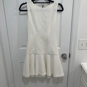 White Alice + Olivia Dress with Lace Detail